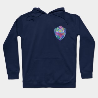 colorful shield Hoodie